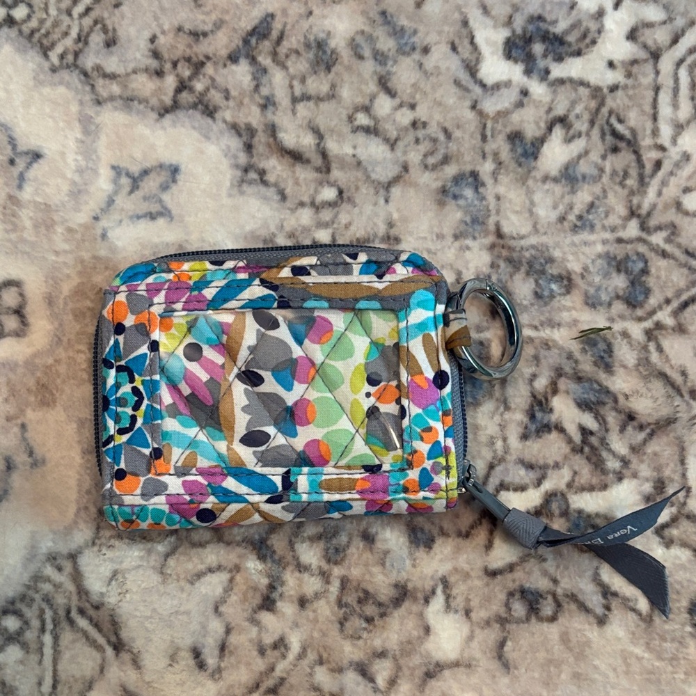 Vera Bradley Colorful Patterned ID Case